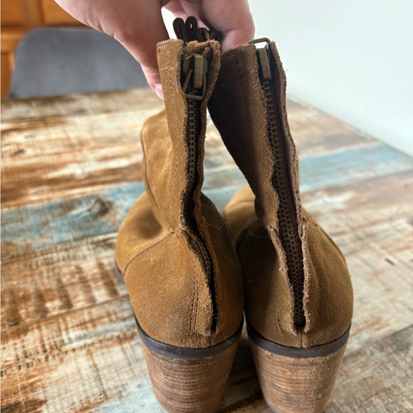 Brown Suede Ankle Boots Sam Edelman - Picture 3 of 4